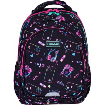 Head Ученическа раница Head - Давай момиче, 3 ципа (AS502024111)