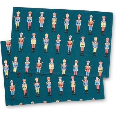 Catherine Lansfield Памучни подложки за хранене в комплект от 4 бр. с коледни мотиви 30x46 cm Nutcracker - Catherine Lansfield (KT/57567/W/PLM4/GR)