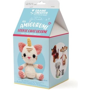 GRAINE CREATIVE GRAINE CREATIVE Комплект за плетене на една кука Caticorn (420221)