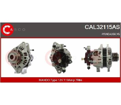 Alternátor CASCO CAL32115AS