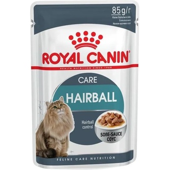 Royal Canin Hairball Care - хапки в сос за превенция на космени топки при дългокосмести котки