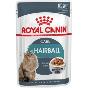 Royal Canin Hairball Care пауч хапки в сос за превенция на космени топки при дългокосмести котки 85gr