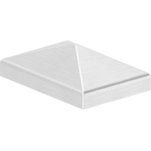 Feldmann Nerezová krytka 165-50X30V2AG na sloupek – ukončení, stříška, 50x30 mm, ocel AISI304 brus