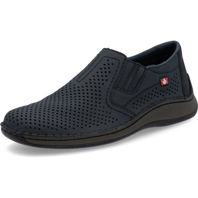 Rieker 05297-00 black pánské mokasíny