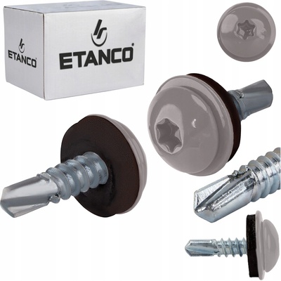 Šrouby do oceli Etanco 4,8 x 19 mm, 250 ks