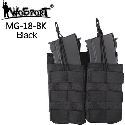Wosport Dual Molle na dva zásobníky G36 otevřená černá