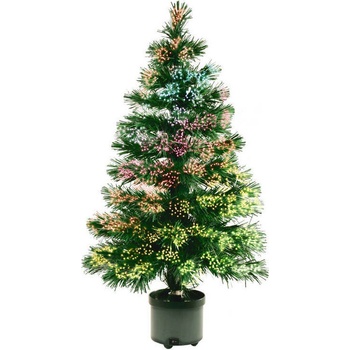HOME Umelý vianočný stromček s optickými vláknami KIX 150