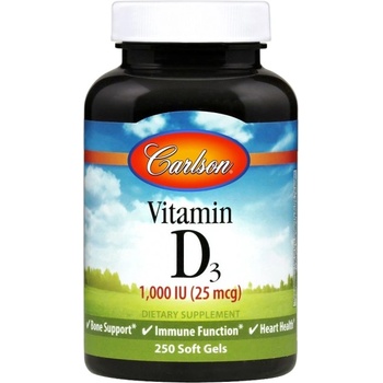 Image 1 of Carlson Labs Vitamin D3 1000 IU [250 Гел капсули]