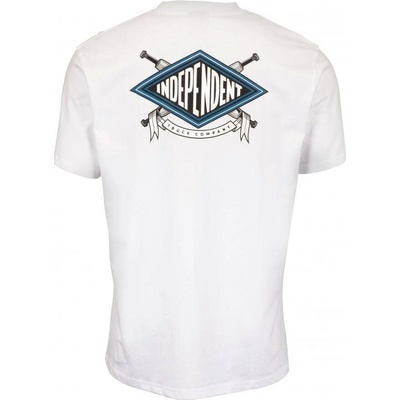 Independent tričko turn & Burn T-Shirt White