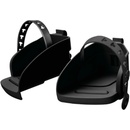 POLISPORT Opierky na nohy + popruhy Groovy čierne