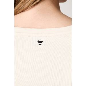 Weekend Max Mara тениска basic дамска от памук с еластан WKDMULTIJ (2625946031600)