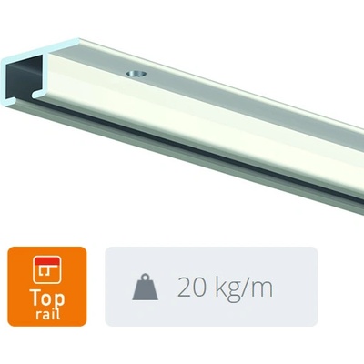 Závěsný systém na obrazy - Top Rail Lišta bílá
