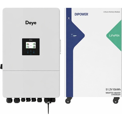 Deye Set 12 kW + baterie 15 kWh DiPower – Zboží Mobilmania