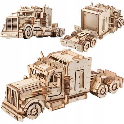 Little Story Dřevěné 3D puzzle nákladní auto 325 ks