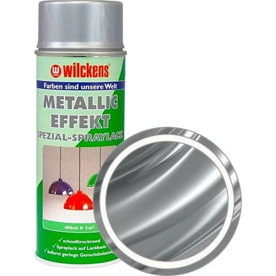 Wilckens metalická farba v spreji 400 ml strieborná