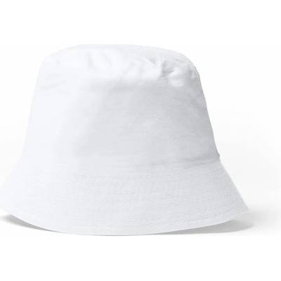 Klobouček Bobin bílá potisk bavlny