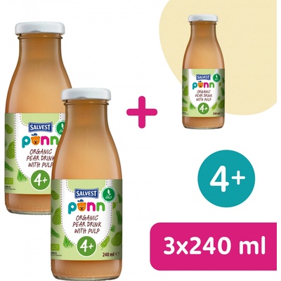 Salvest Põnn BIO Hrušková šťáva s dužinou 240 ml – Zboží Dáma
