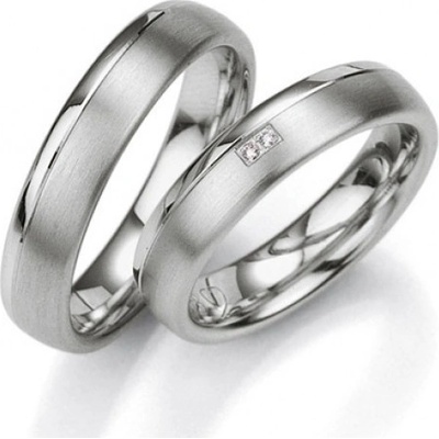 Breuning stříbrné snubní prsteny BR48 08021