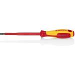 KNIPEX Отвертка шлиц 5.5, VDE 1000V жълто-червена ръкохватка 232мм, Knipex (K982055)