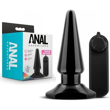 Вибриращ анален плъг с дистанционно, 10, 2см. - Anal Adventures Pleaser (BLUSH01277)