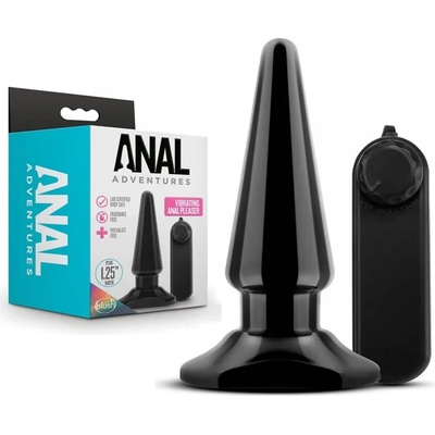 Вибриращ анален плъг с дистанционно, 10, 2см. - Anal Adventures Pleaser (BLUSH01277)