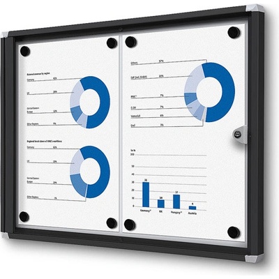 Jansen Display Interiérová vitrína Economy 2xA4 491 x 350 mm – Zboží Živě