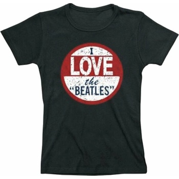 Image 1 of The Beatles Vintage I Love The Beatles Black 2XL Дамски Риза (BEATTEE16LB05)