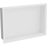 Mexen X-Wall-R вградена полица с фланец 45 x 30 см, бяла - 1920453010 (1920453010)