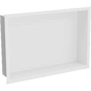 Mexen X-Wall-R вградена полица с фланец 45 x 30 см, бяла - 1920453010 (1920453010)