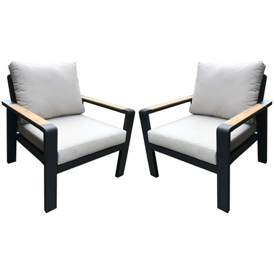 ROJAPLAST Rotterdam Duo Hliníková křesla 2 ks