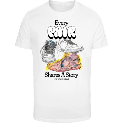Mister Tee Тениска Sneaker Story Tee white XXLUB-MT3946-00220 - Тъмносив, размер L