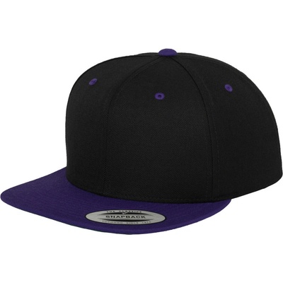 Flexfit Flexfit 6089M Snapback 6 panelová COT-556089r4099 Černá/purpurová