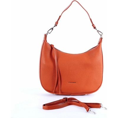 David Jones Středně velká kabelka na rameno crossbody 6901-2 oranžovo-hnědá