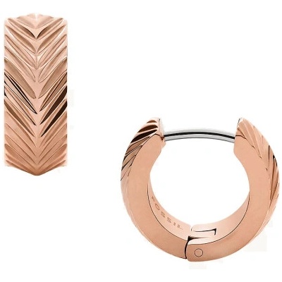 Fossil náušnice Harlow Linear Texture FOJF04662791