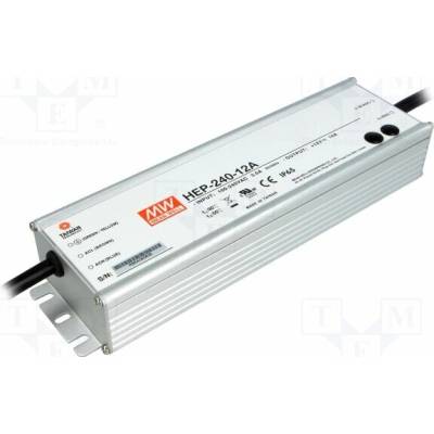MEAN WELL HEP-240-12A Napájecí zdroj: spínaný; k vestavbě,modulový; 192W; 12VDC; 8÷16A