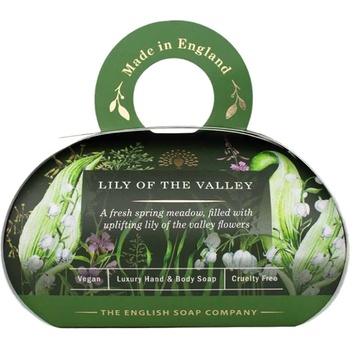 The English Soap Company Луксозен сапун Подарък - Момина Сълза Lily Valley Gift Soap 260g