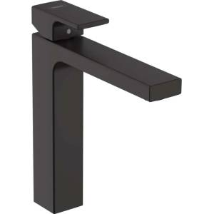 Hansgrohe Vernis Shape - Смесител за мивка с изпразнител, EcoSmart, черен мат 71562670 (71562670)