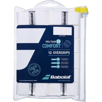 Babolat Грипове Babolat PRO TOUR 2.0 x12 - white (654014)