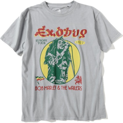 Bob Marley 1977 Tour (Wash Collection) Grey L Риза (BMATS39MDD03)