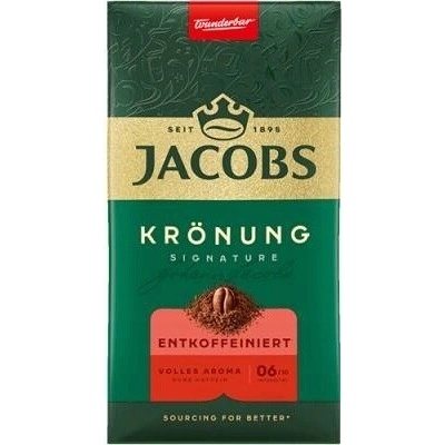 Jacobs Krönung Decaffeinato mletá 0,5 kg