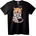 NOONEBRAND Тениска Космонавт котка - M, Black