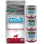 Farmina Vet Life Dog Gastrointestinal 12кг + Farmina Vet Life Gastrointestinal за кучета 3x300 г