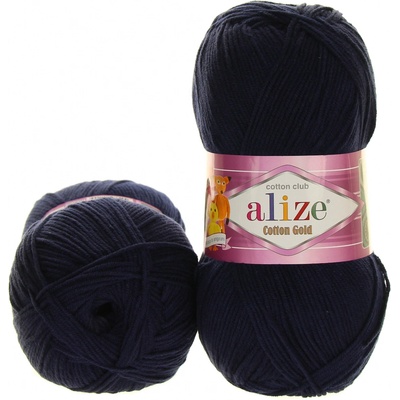 Alize Cotton Gold tmavě modrá 058