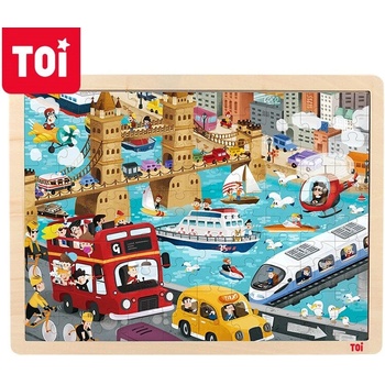 Toi World Градски транспорт - пъзел 100 части (twtp011)