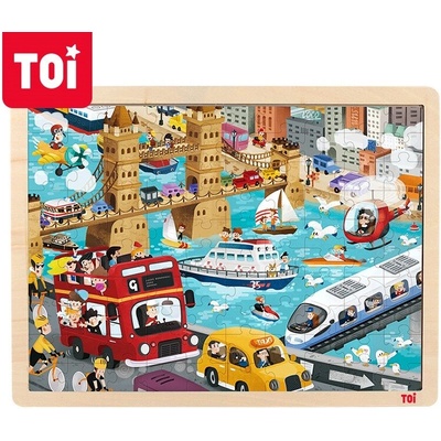 Toi World Градски транспорт - пъзел 100 части (twtp011)