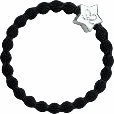 By Eloise London Silver Diamanté Star Black