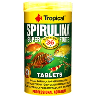 Tropical Супер Спирулина Форте Таблетки 250 мл 340 бр