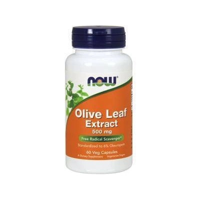NOW Екстракт от маслинови листа - Olive Leaf Extract 500 мг. - 60 капсули - NOW FOODS, NF4723