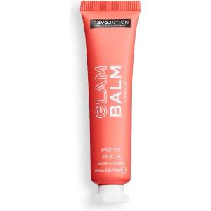Revolution Beauty RELOVE By Revolution Glam Balm Lip Balm Pretty Peach Балсам за устни 15ml