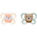 Nuk Силиконови залъгалки NUK Perfect Match Air - 0-2 м, 2 броя, лисица/мече (10174005) - baby